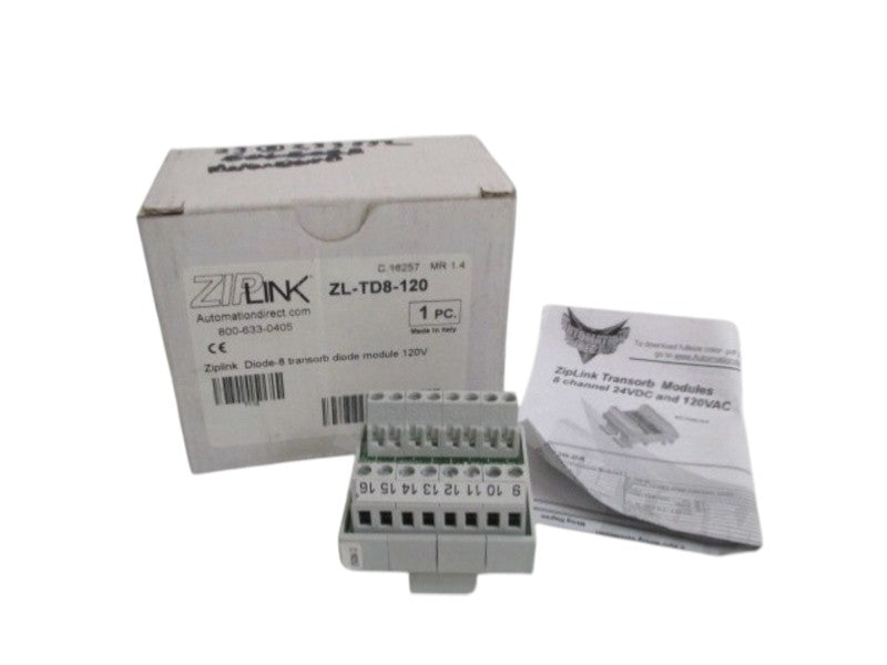 AUTOMATION DIRECT ZL-TD8-120 DIODE-8 TRANSORB DIODE 120V  NSMP