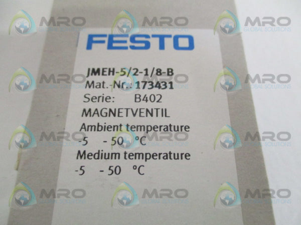 FESTO JMEH-5/2-1/8-B SOLENOID VALVE  NSMP