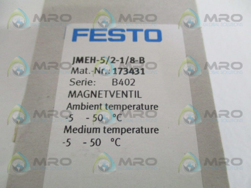 FESTO JMEH-5/2-1/8-B SOLENOID VALVE  NSMP
