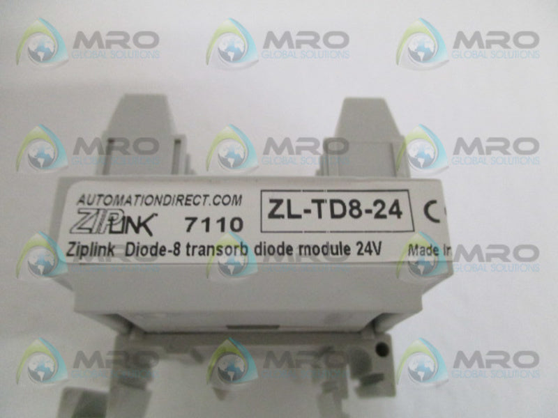 AUTOMATION DIRECT ZL-TD8-24 DIODE-8 TRANSORB DIODE 24V  NSMP