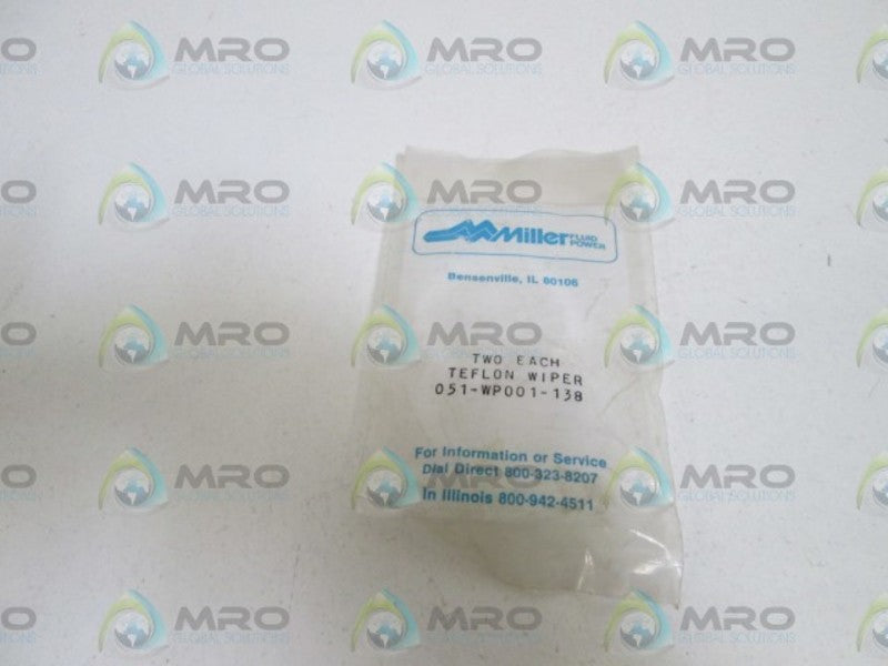 LOT OF 2 MILLER WIPER 051-WP001-138 NSMP
