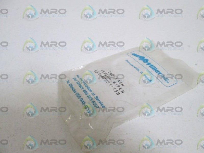 LOT OF 2 MILLER WIPER 051-WP001-138 NSMP