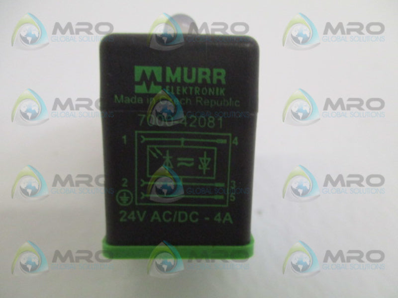 MURR ELEKTRONIK 7000-42081 VALVE PLUG CONNECTOR UNMP