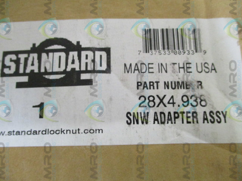 STANDARD 28X4.938 SNW ADAPTER ASSEMBLY NSMP