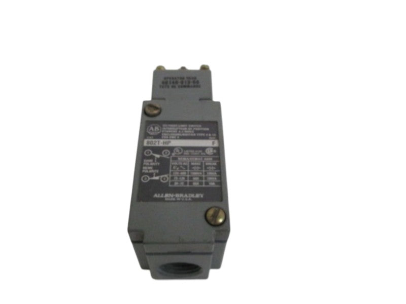 ALLEN BRADLEY 802T-HP SER. F (AS PICTURED)  UNMP