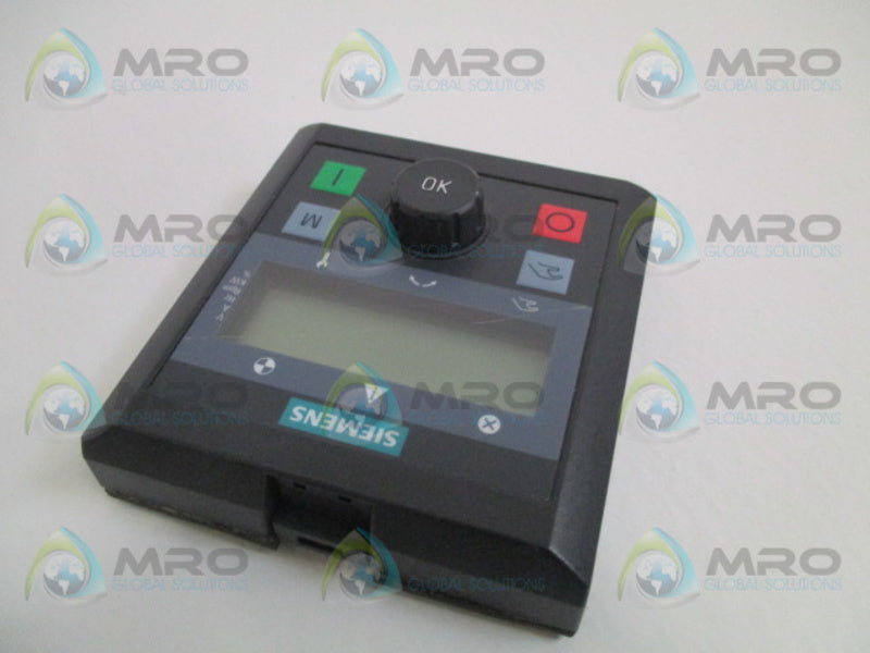 SIEMENS SINAMICS V20 6SL3255-0VA00-4BA0 OPERATOR PANEL (AS PICTURED) UNMP