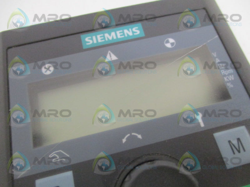 SIEMENS SINAMICS V20 6SL3255-0VA00-4BA0 OPERATOR PANEL (AS PICTURED) UNMP