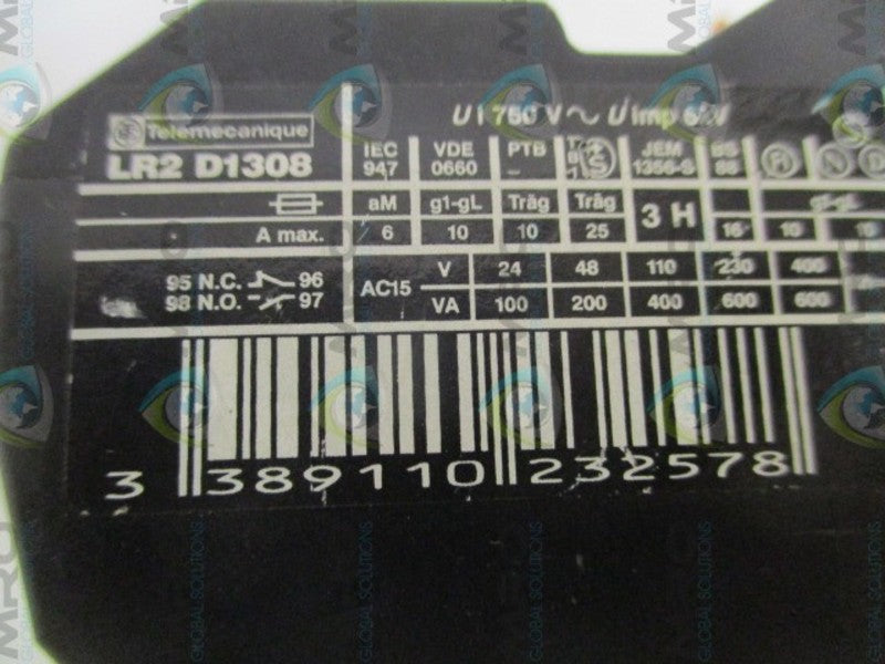 TELEMECANIQUE LR2D1308  UNMP