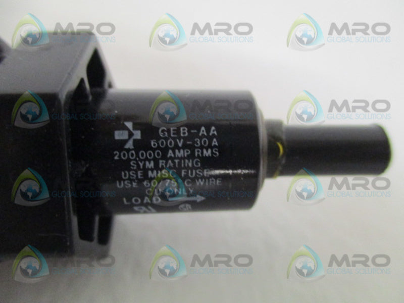 GOULD GEB-AA FUSE HOLDER 600V 30A UNMP