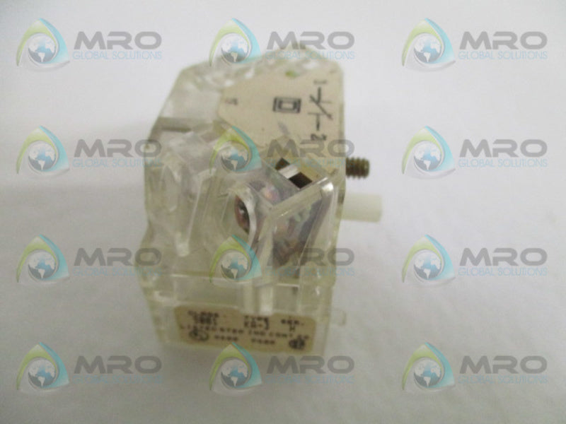 SQUARE D 9001-KA-3 CONTACT BLOCK UNMP