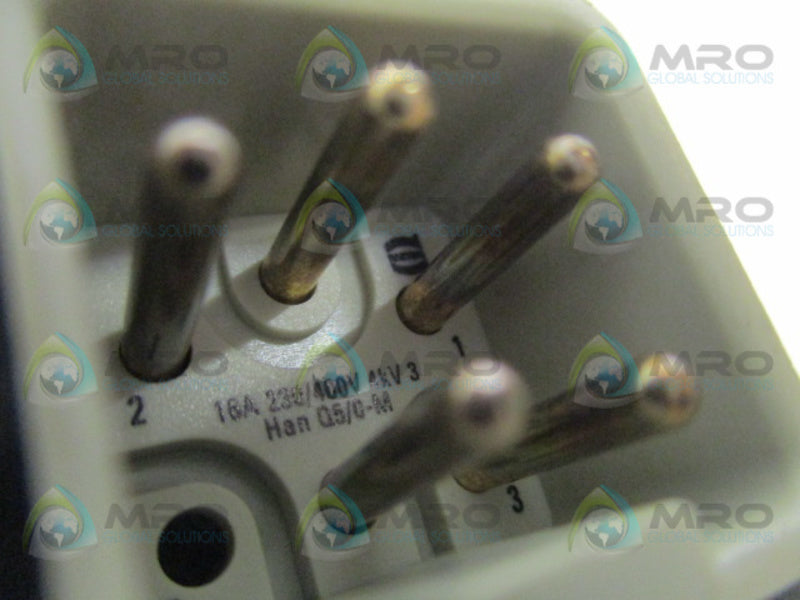 HARTING HanQ5/C-M INSERT CONNECTOR CABLE UNMP