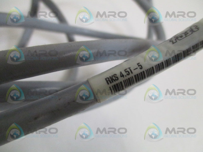 TURCK RKS4.5T-5 MOLDED CORDSET UNMP