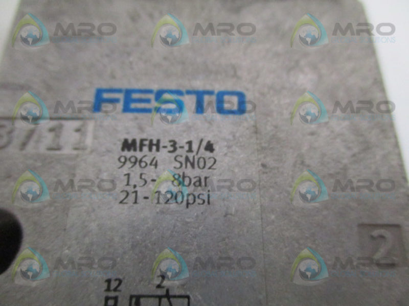 FESTO MFH-3-1/4  UNMP