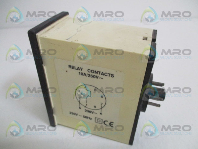 POWER ELECTRONICS CONTROL P.T.422 TIME DELAY RELAY 4-60- SEC. UNMP