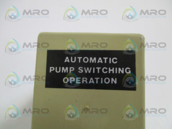 SCAMBIO AUTOMATICO SA2 AUTOMATIC PUMP SWITCHING OPERATOR RELAY 110VAC UNMP