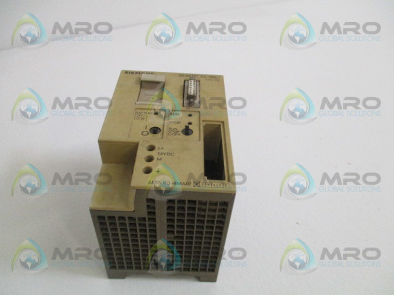 SIEMENS SIMATIC S5-100U 6ES5103-8MA02 CONTROL PROCESS UNIT UNMP