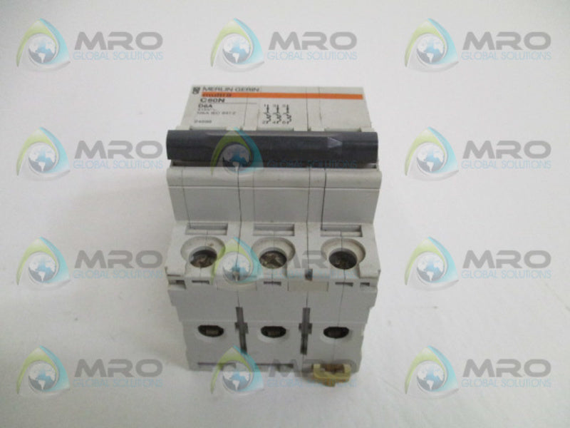 MERLIN GERIN 24599 CN60N-D6A CIRCUIT BREAKER 6A UNMP