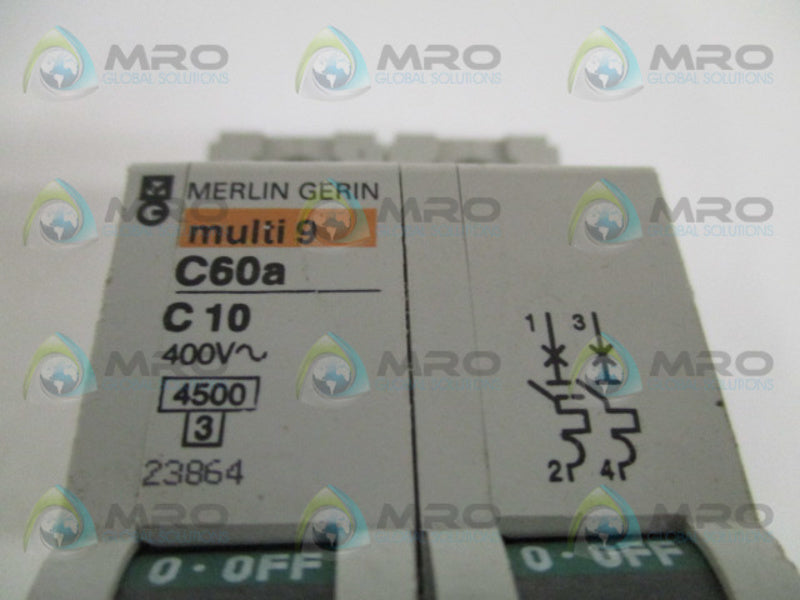 MERLIN GERIN 23864 CIRCUIT BREAKER 10A UNMP