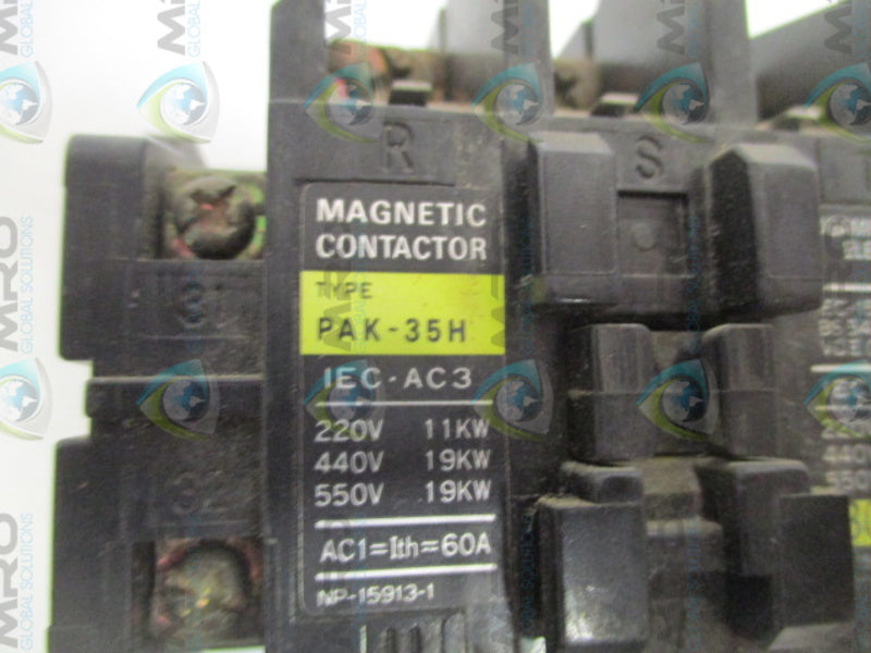 TOGAMI ELECTRIC PAK-35H MAGNETIC CONTACTOR UNMP
