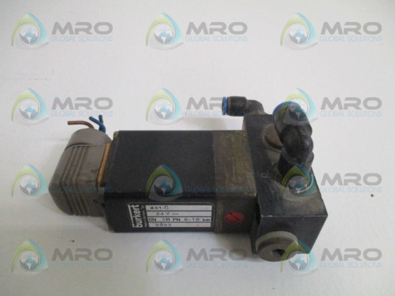 BURKERT 0283 331-C PNEUMATIC SOLENOID VALVE  UNMP