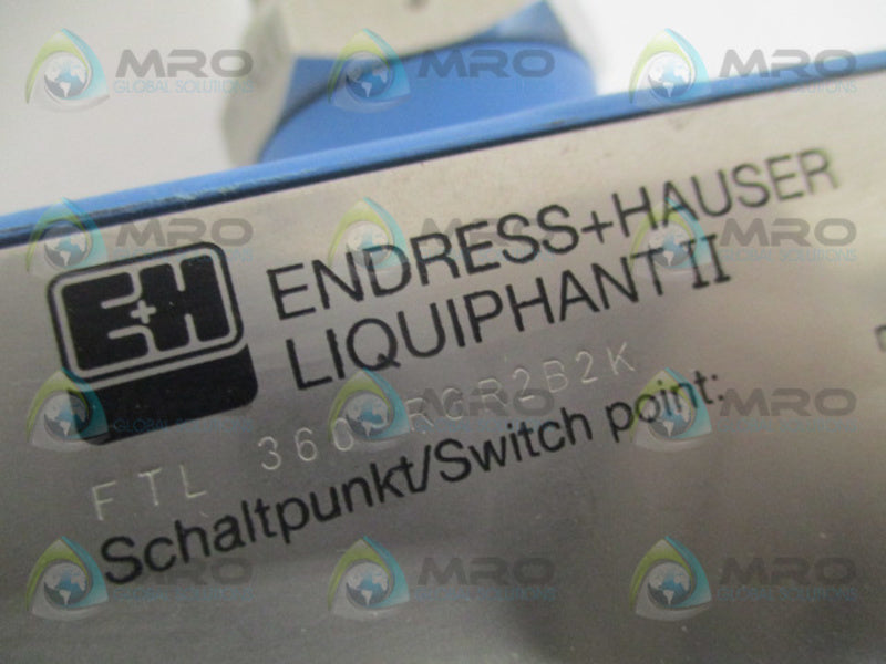 ENDRESS+HAUSER LIQUIPHANT II FTL360-RGR2B2K LEVEL SWITCH  UNMP