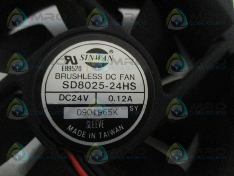 SINWAN SD8025-24H BRUSHLESS DC FAN UNMP