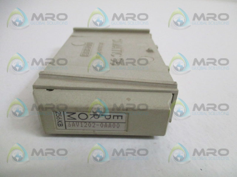 SIEMENS 6AV1202-0AA00 EPROM MODULE 256KB UNMP