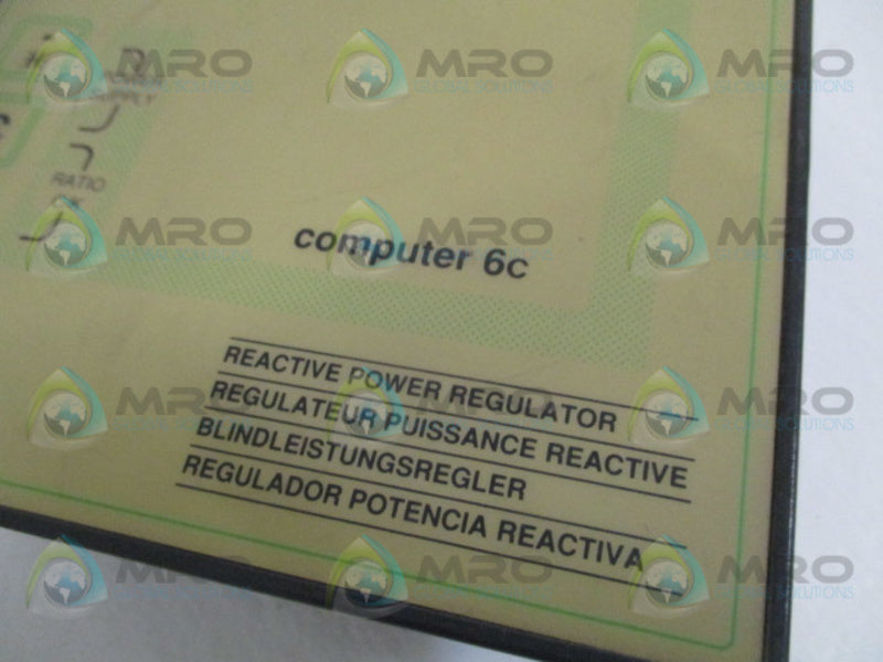 CIRCUTOR COMPUTER 6C REACTIVE POWER REGULATOR  UNMP