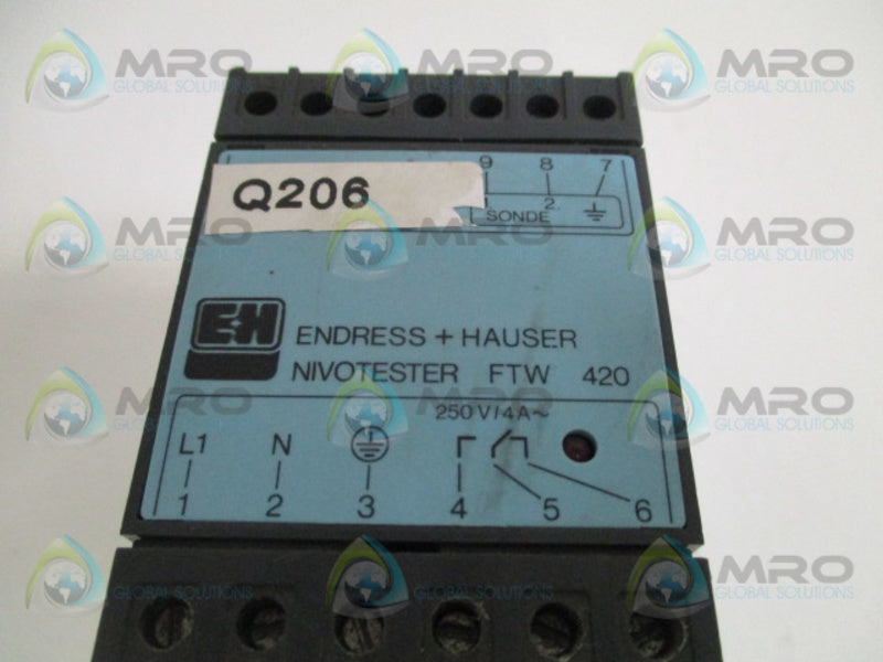 ENDRESS+HAUSER FTW420-R0A0A LEVEL LIMIT SWITCH  UNMP