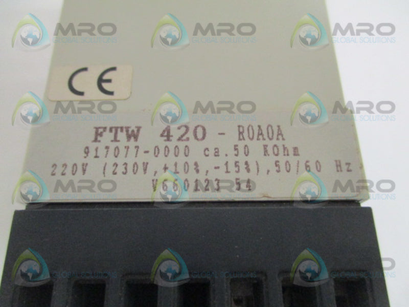 ENDRESS+HAUSER FTW420-R0A0A LEVEL LIMIT SWITCH  UNMP