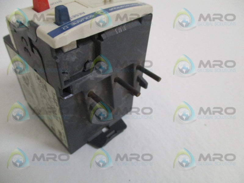 TELEMECANIQUE LRD06 OVERLOAD RELAY 1-1.6A UNMP