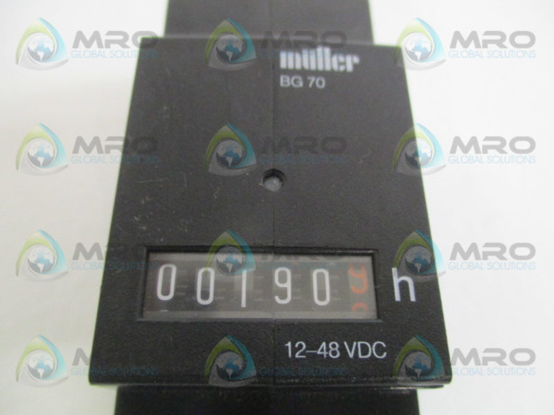 MULLER BG70.X9 DIGIT COUNTER HOURS METER UNMP