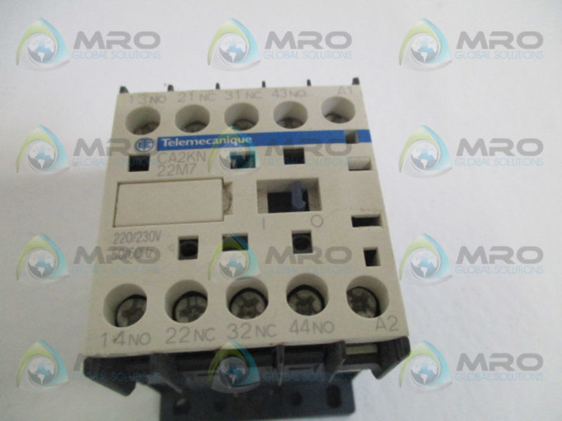 TELEMECANIQUE CA2KN22M7 CONTROL RELAY 220/230V UNMP
