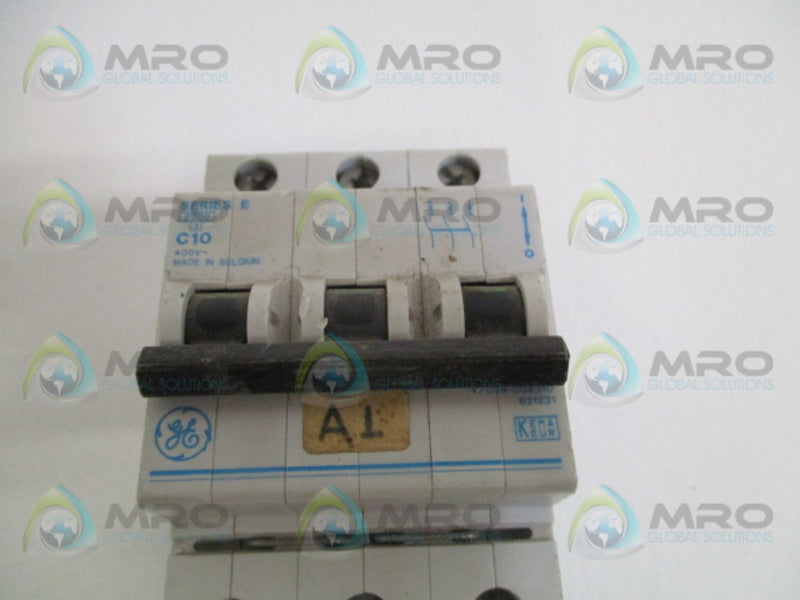 GENERAL ELECTRIC C10 CIRCUIT BREAKER 10A 3P  UNMP