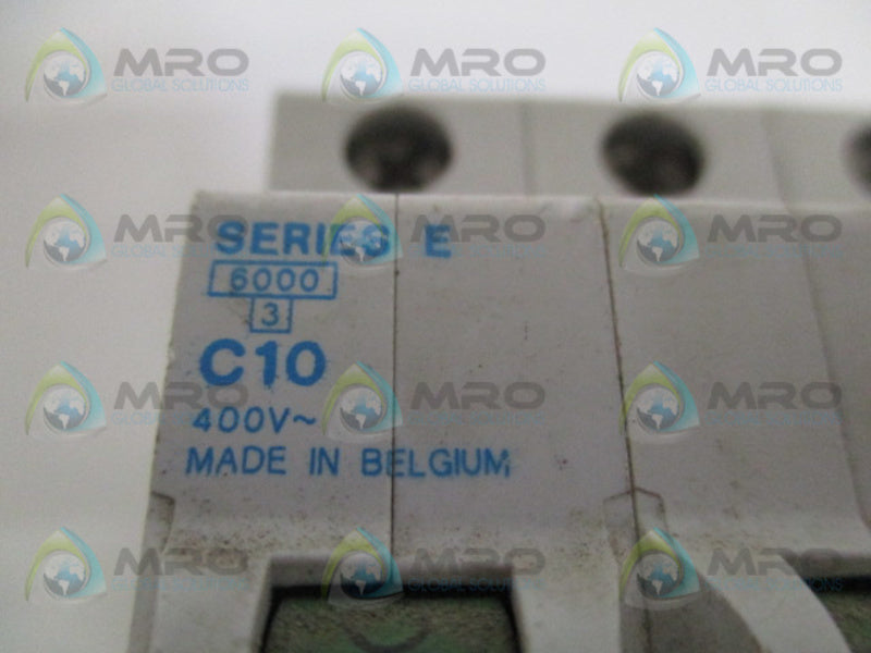GENERAL ELECTRIC C10 CIRCUIT BREAKER 10A 3P  UNMP