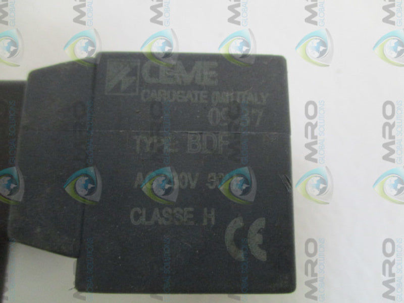 CEME BDF SOLENOID VALVE COIL CONNECTOR  NSNP