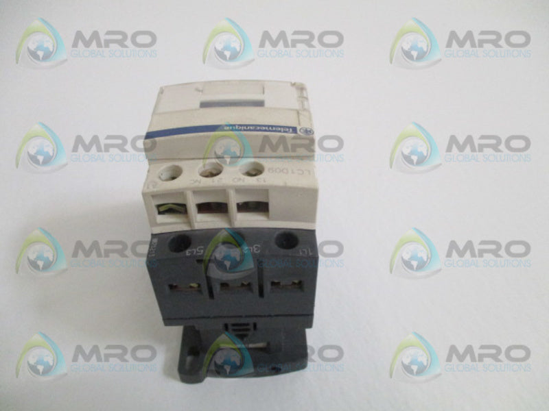 TELEMECANIQUE LC1D09B7 CONTACTOR 24V UNMP
