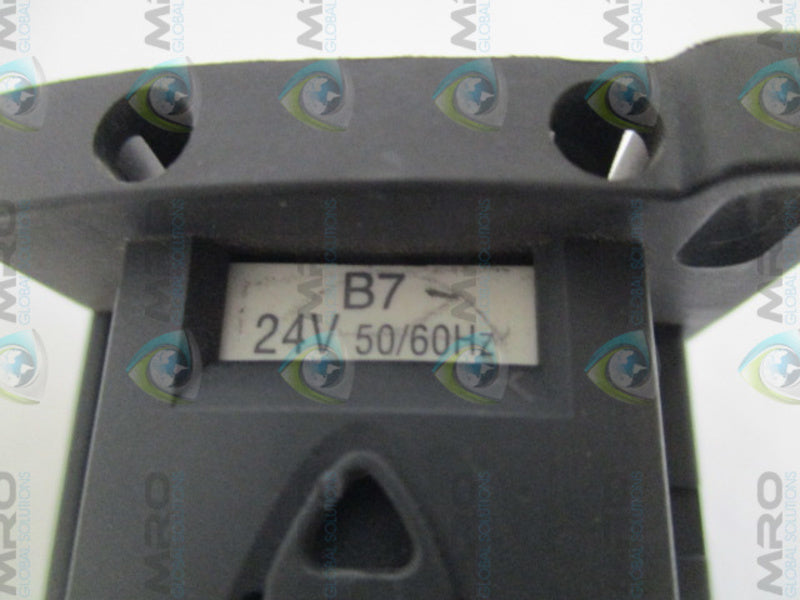 TELEMECANIQUE LC1D09B7 CONTACTOR 24V UNMP