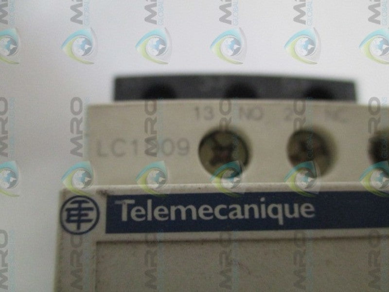 TELEMECANIQUE LC1D09B7 CONTACTOR 24V UNMP