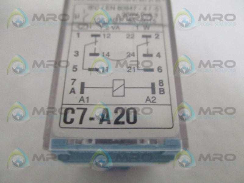 RELECO C7-A20 RELAY 24VDC UNMP