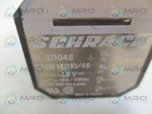 SCHRACK RL371048 RELAY 48V UNMP