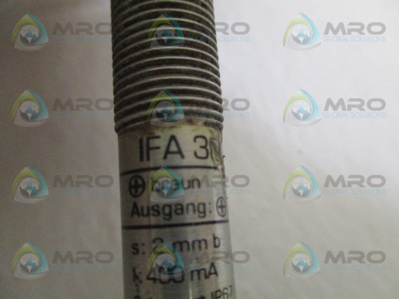 IFM EFECTOR IFA3002LBPKG INDUCTIVE PROXIMITY SWITCH UNMP