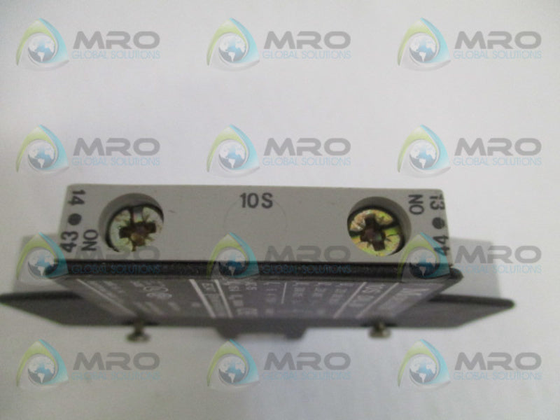KLOCKNER MOELLER 10SDILM AUXILIARY CONTACT BLOCK  UNMP