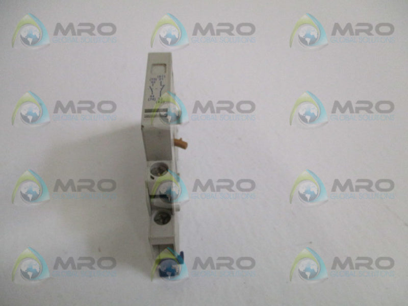 TELEMECANIQUE GV2-AN11 AUXILIARY CONTACT BLOCK UNMP