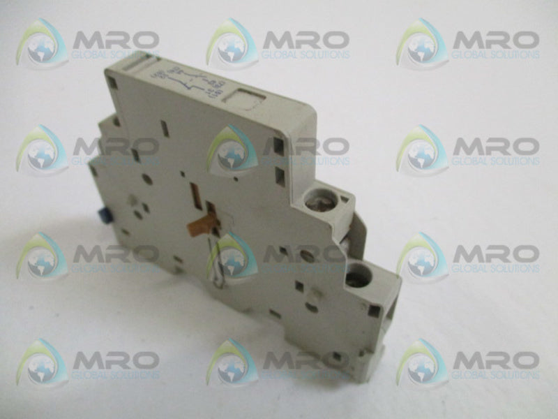 TELEMECANIQUE GV2-AN11 AUXILIARY CONTACT BLOCK UNMP