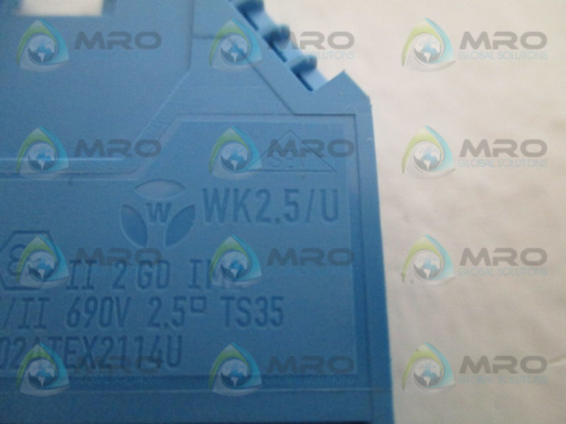 WEILAND WK2.5/U BLUE TERMINAL BLOCK UNMP