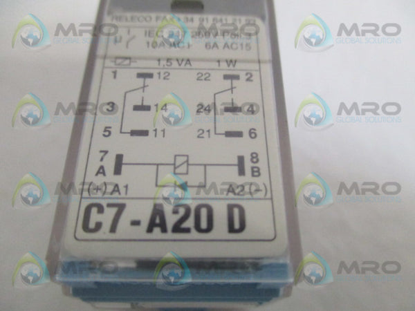 RELECO C7-A20D RELAY 24VDC UNMP
