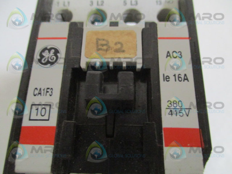 GENERAL ELECTRIC CA1F3 CONTACTOR 380/415V (AS PICTURED) UNMP