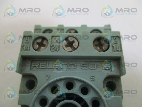 RELECO S3-S RELAY SOCKET UNMP