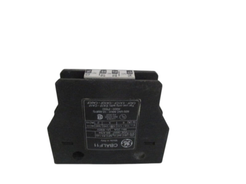GENERAL ELECTRIC CBALF11 AUXILIARY CONTACT BLOCK UNMP